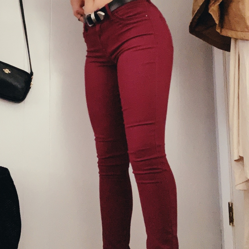 Royal Red Jeans